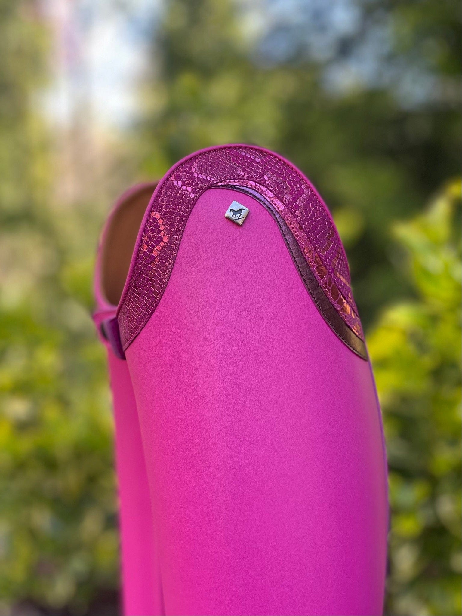 DeNiro Bellini Dressage Boot - WRAT Malva Pink with Triss Magenta Regal