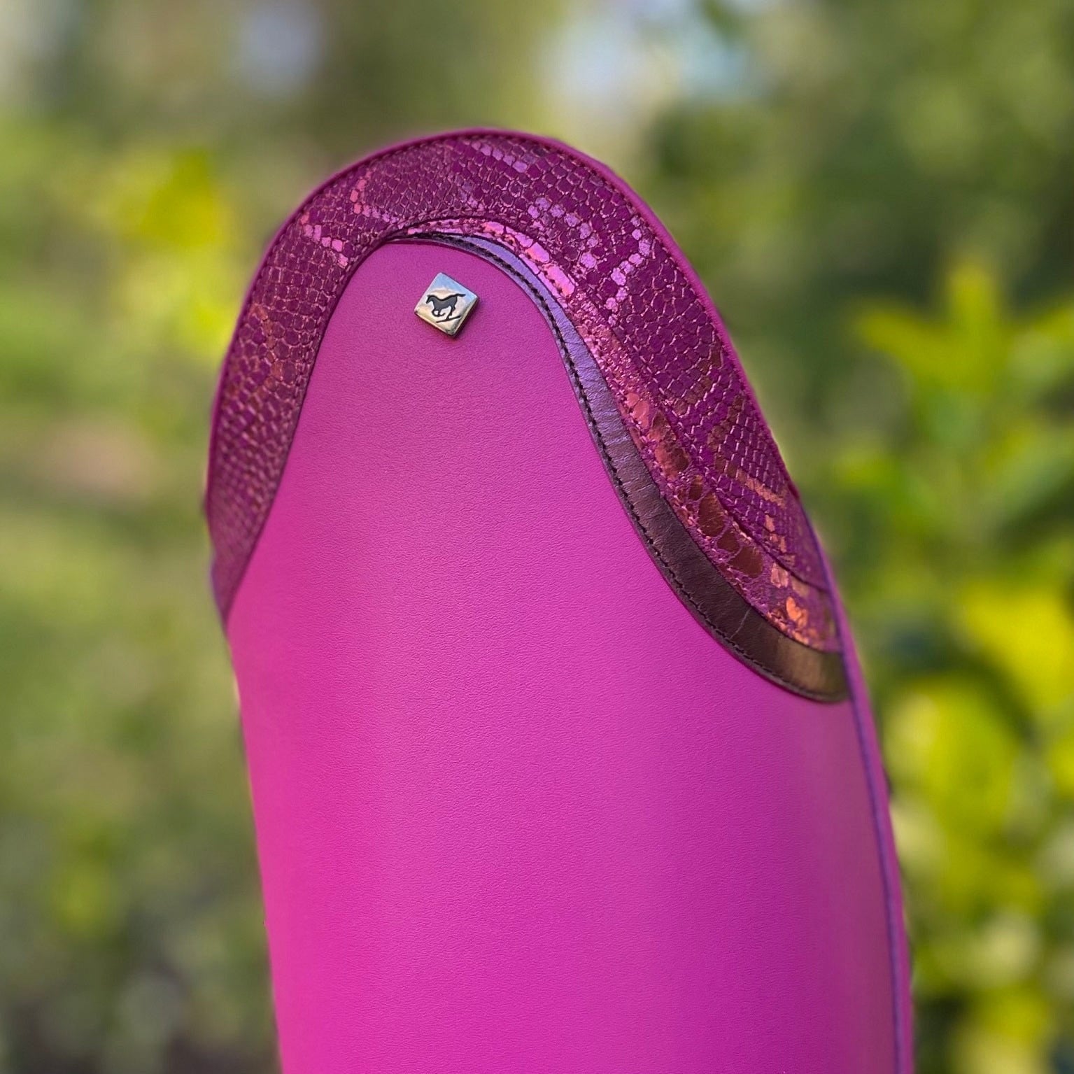 DeNiro Bellini Dressage Boot - WRAT Malva Pink with Triss Magenta Regal