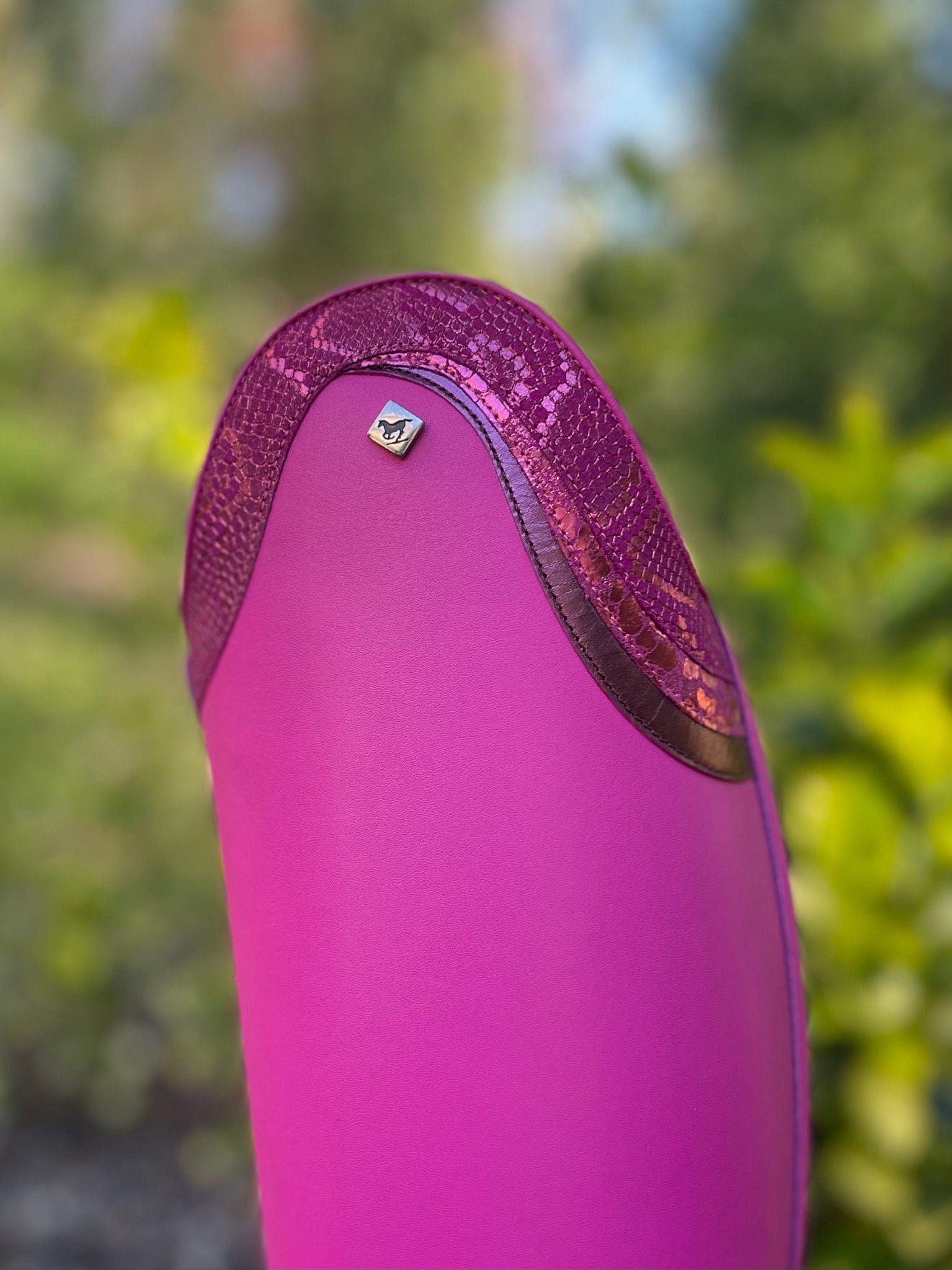 DeNiro Bellini Dressage Boot - WRAT Malva Pink with Triss Magenta Regal