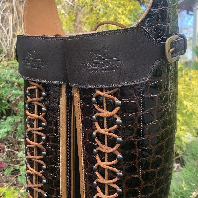 Custom DeNiro Tintoretto Dressage Boot - Mocha Lucidi - 39 MA/S