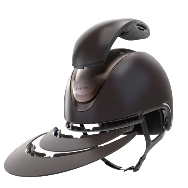 Lemieux Verv Competition Helmet in Matte Brown.