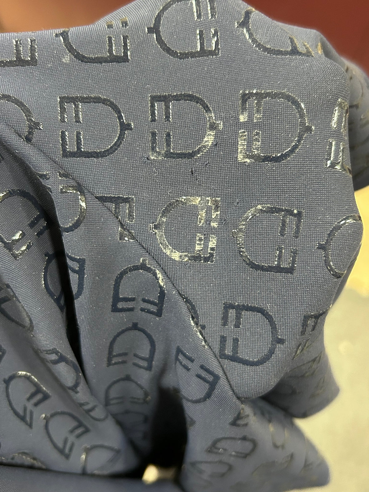 Used Equestro High-Waisted Full Seat Breech Navy 38 As-Is No Return