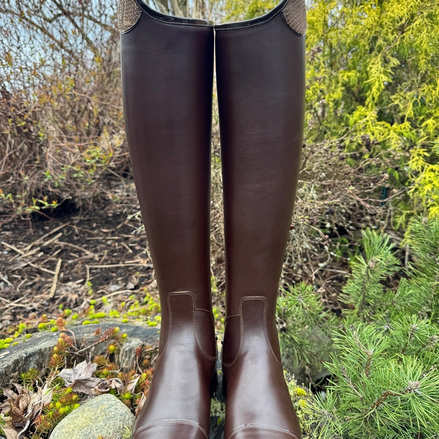 Custom DeNiro Salentino Dress Boot - Brown Regal