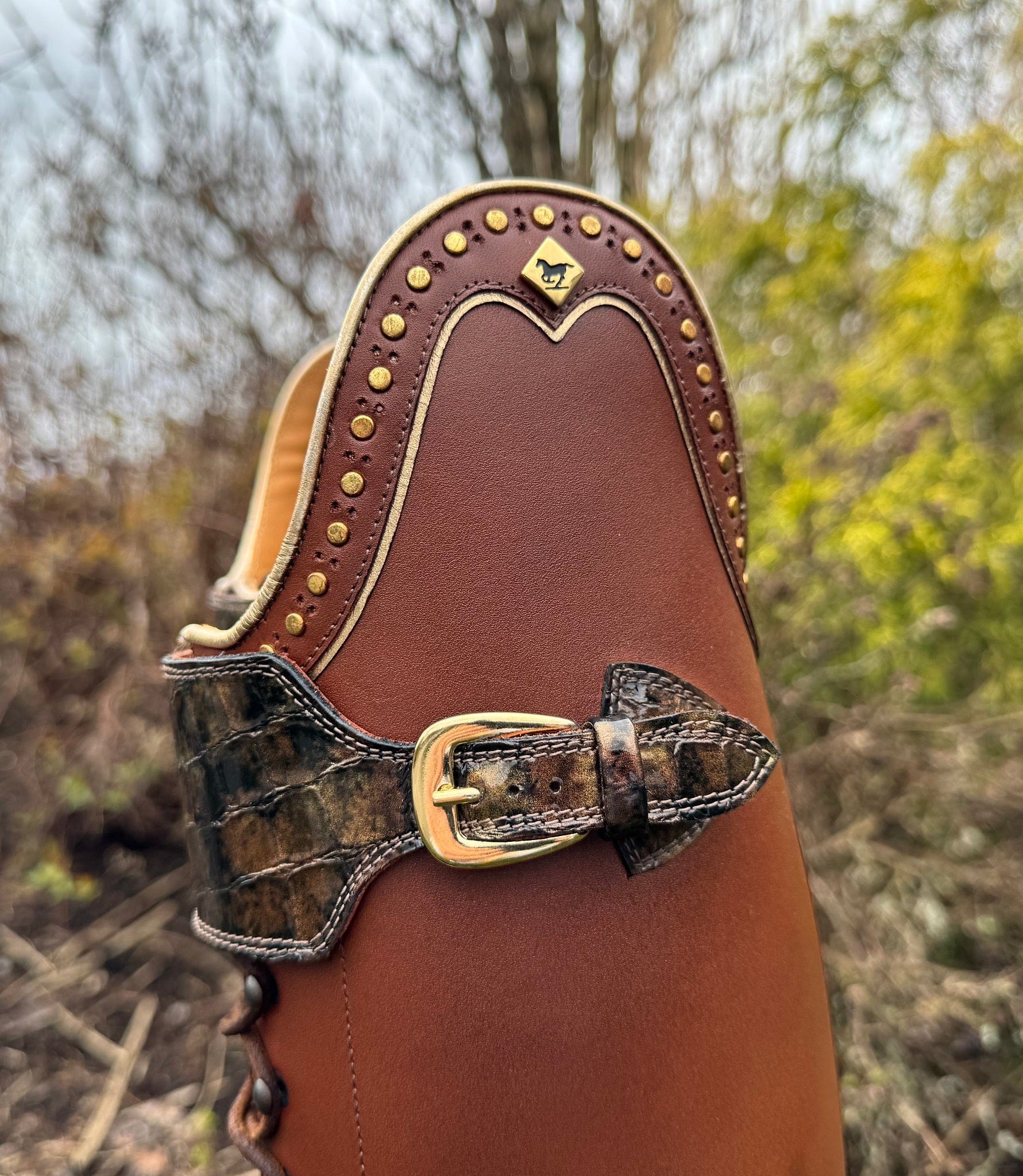 Custom DeNiro Tintoretto Dressage Boot - Vintage Brandy with Lucidi Sfumato