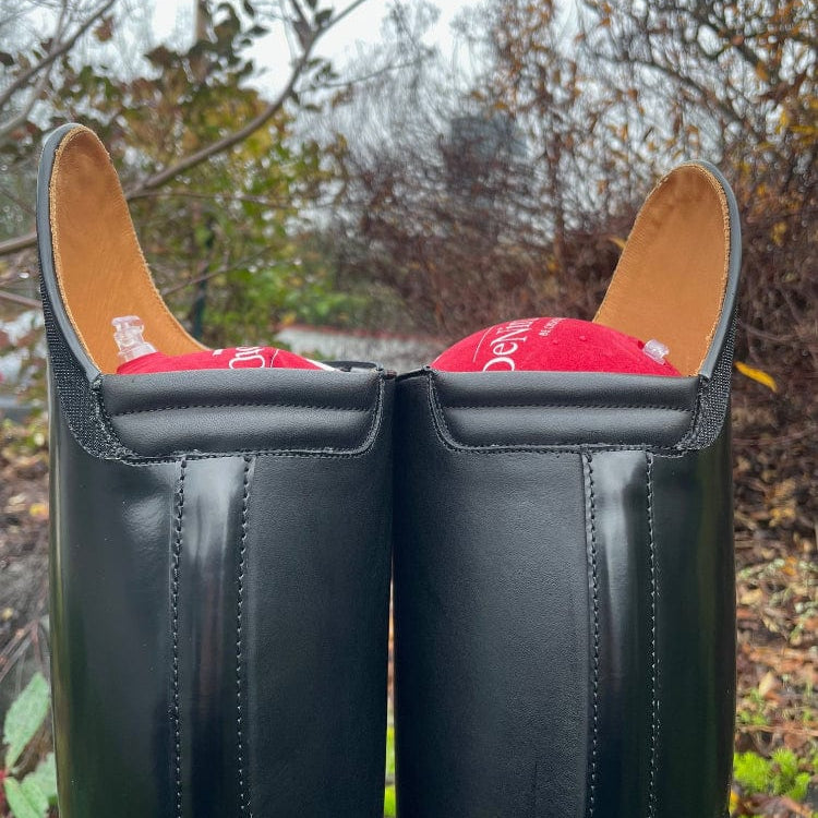 Custom DeNiro Bellini Dressage Boot - Brushed Black with Iride Rondine