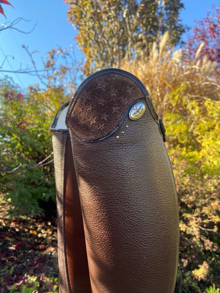 DeNiro Tricolore Salentino Field Boot - Quick Brown with Stella & Rose Gold