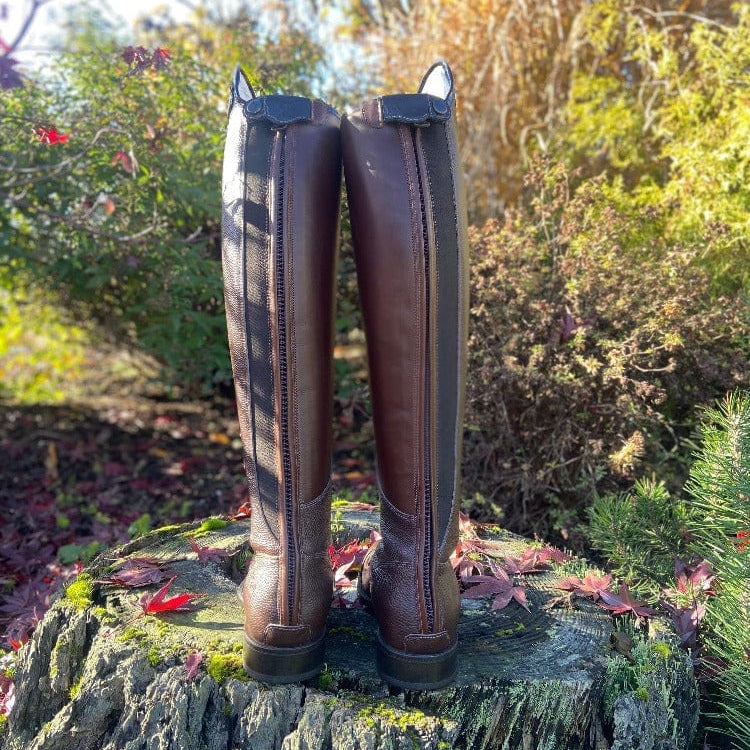 DeNiro Tricolore Salentino Field Boot - Quick Brown with Stella & Rose Gold