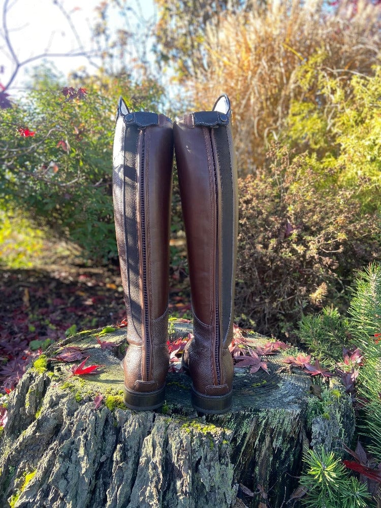 DeNiro Tricolore Salentino Field Boot - Quick Brown with Stella & Rose Gold