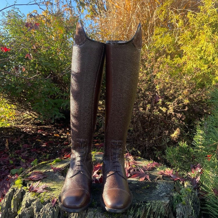 DeNiro Tricolore Salentino Field Boot - Quick Brown with Stella & Rose Gold