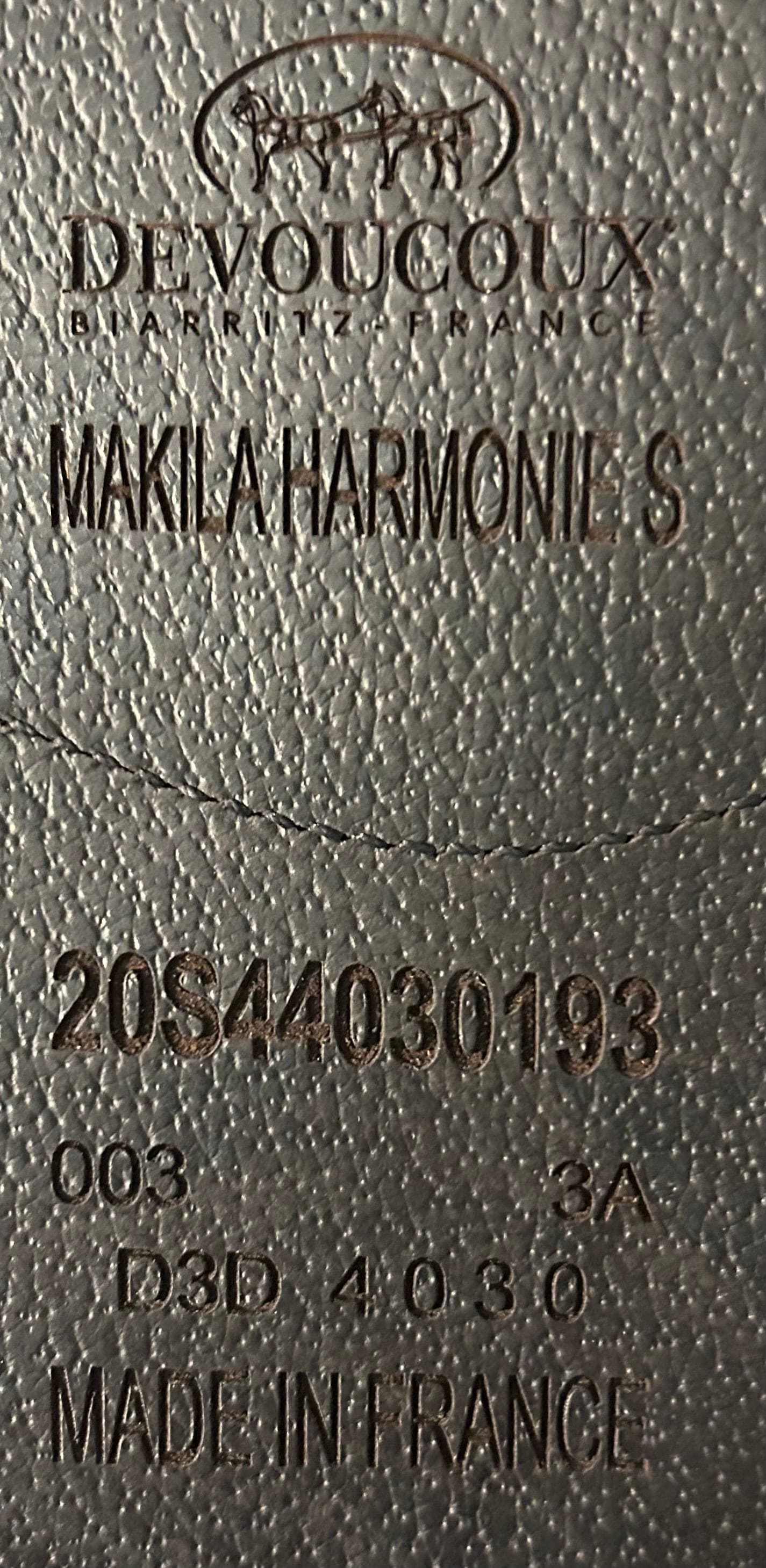 18" Devoucoux Makila Harmonie S, 2020, 3A Flap, Medium (4.25") Tree