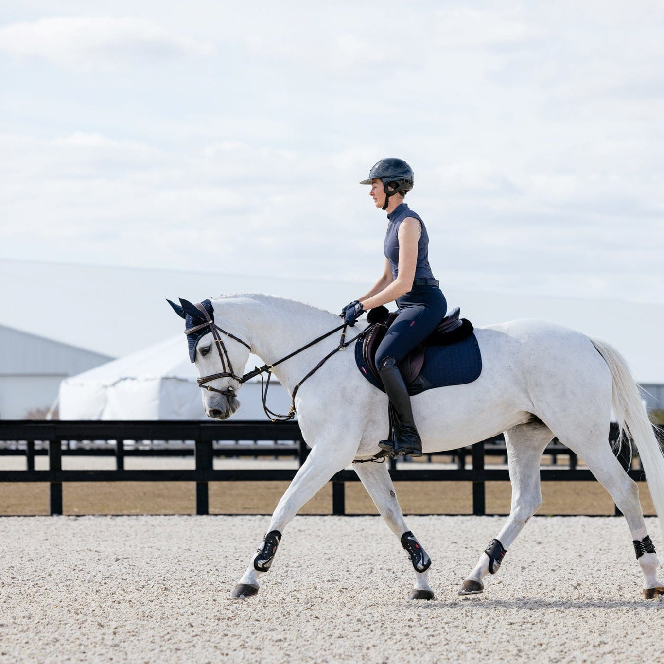 LeMieux Finesse Jump Pad - Navy
