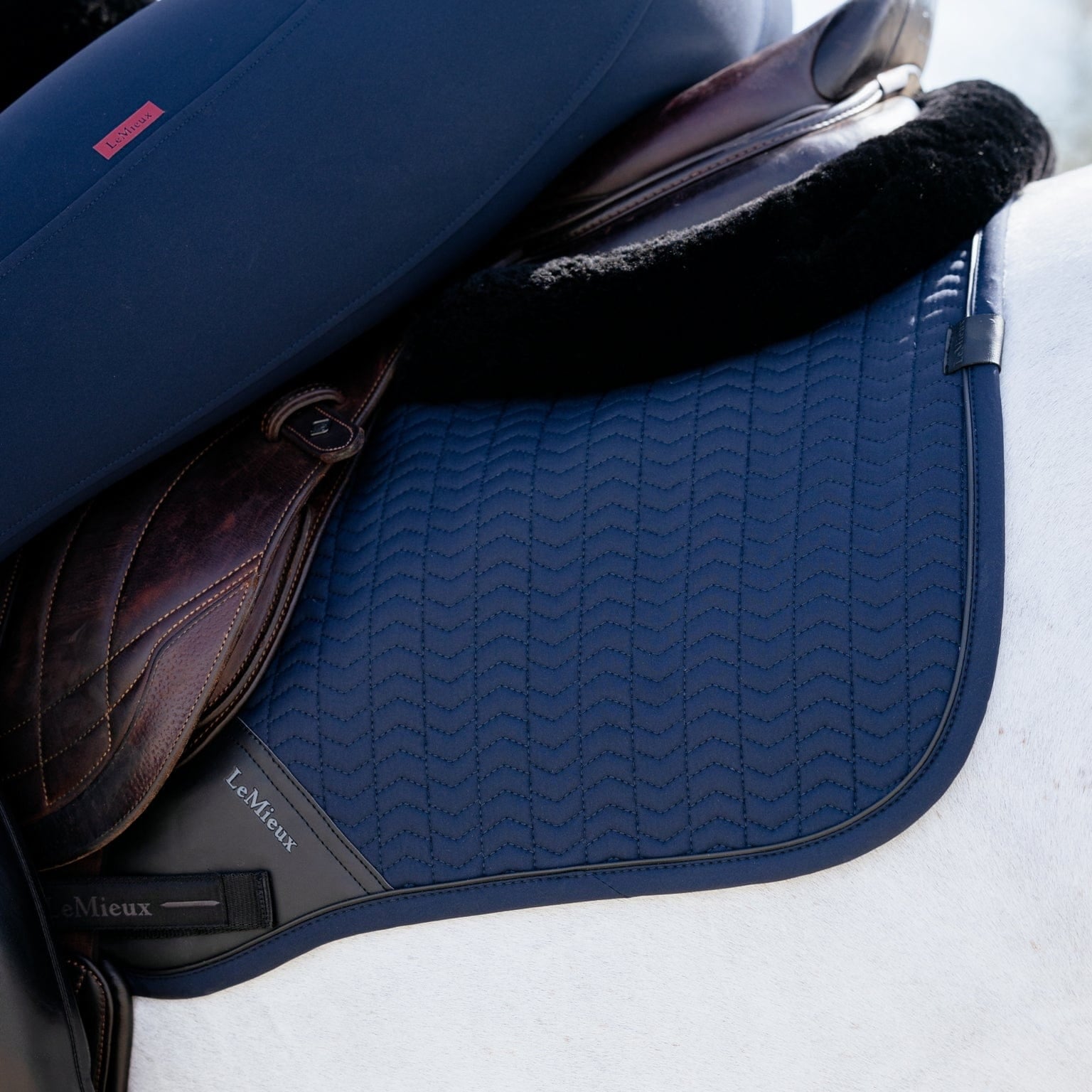 LeMieux Finesse Jump Pad - Navy
