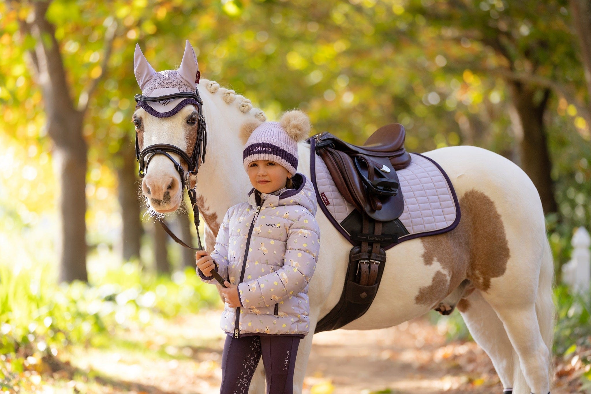 LeMieux Mini Printed Lilo Puffer Jacket