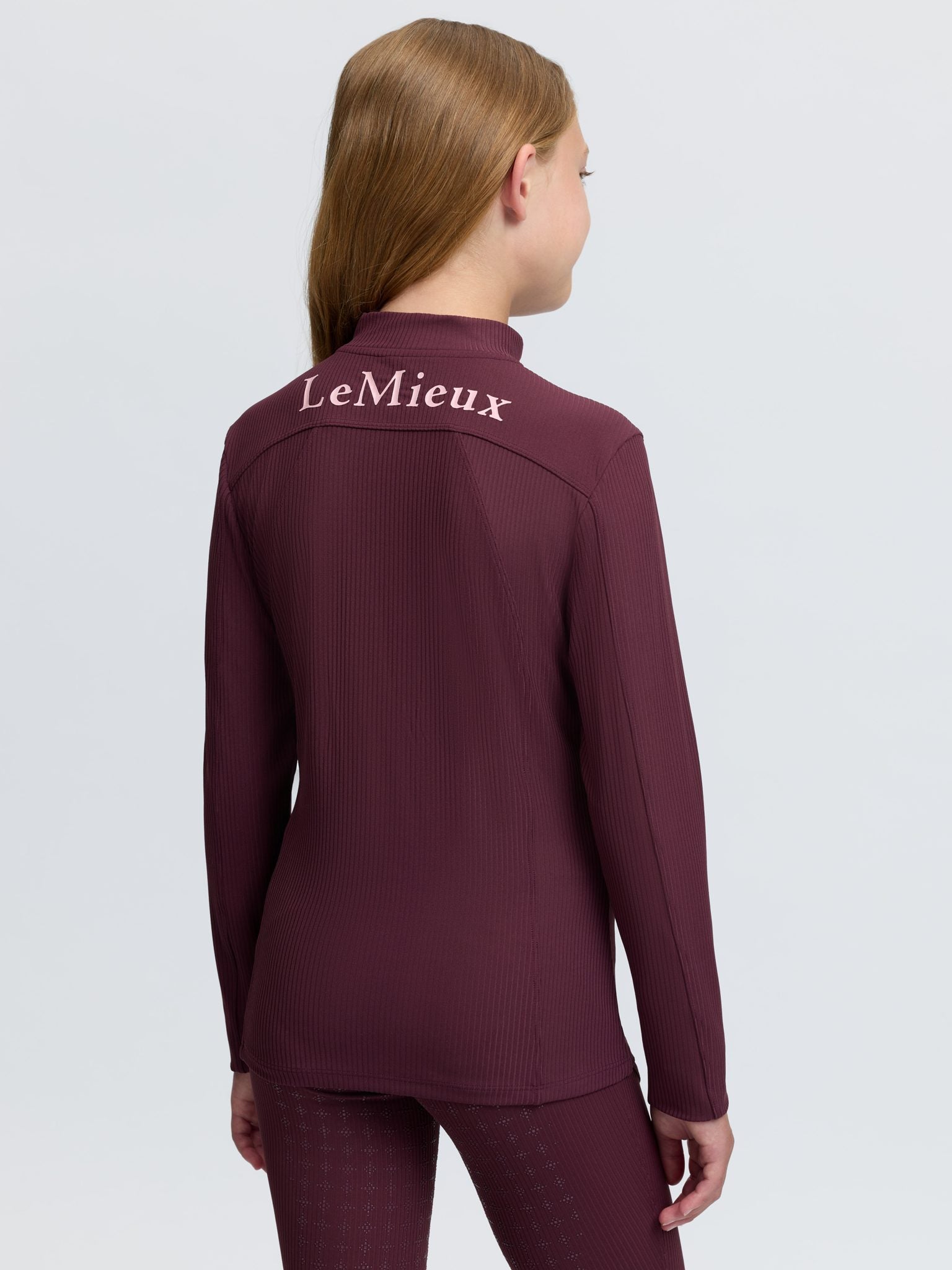 LeMieux Junior Raye Ribbed Base Layer Shirt