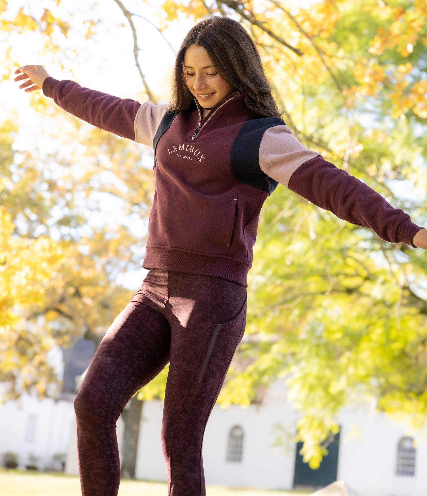 LeMieux Junior Viola Quarter Zip Sweatshirt