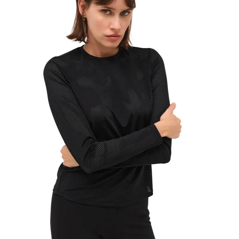 DADA Sport Jazz Long Sleeve Mesh Technical Riding Shirt Black