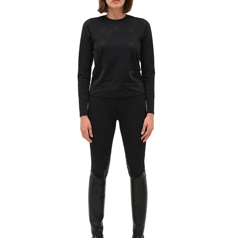 DADA Sport Jazz Long Sleeve Mesh Technical Riding Shirt Black