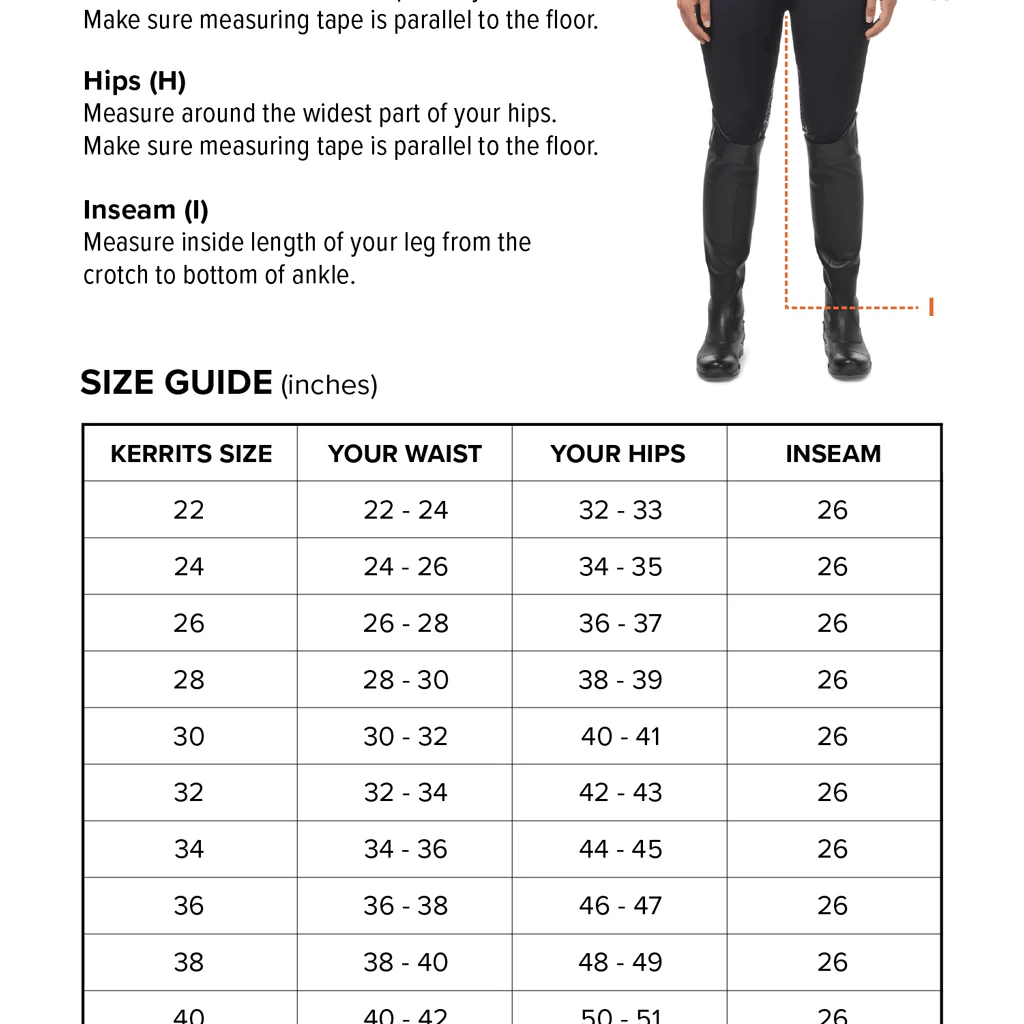 size chart & measuring guide