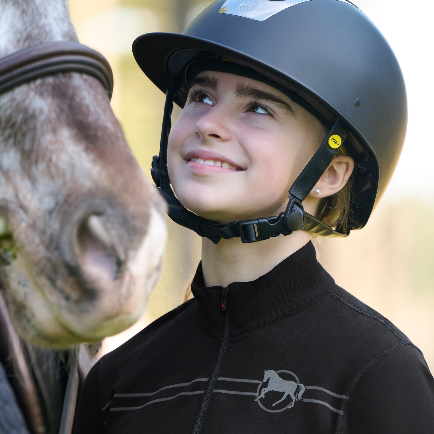 Kerrits Junior Equi Rythm Lite Quarter Zip Top