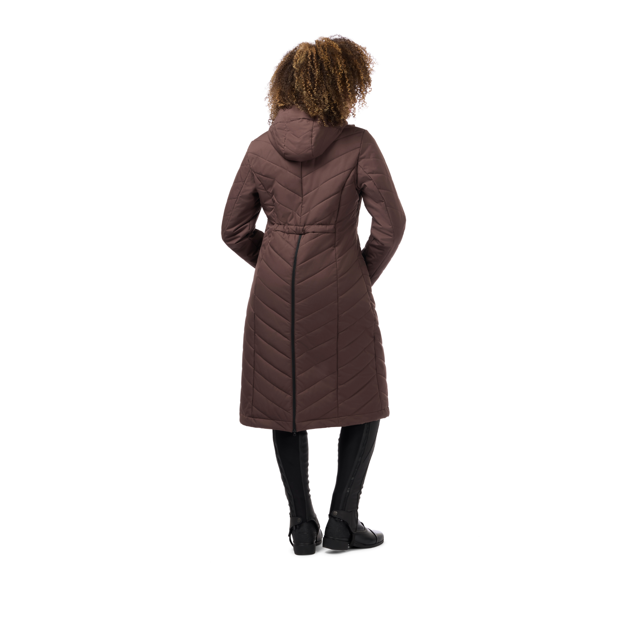 Kerrits Warm Embrace Longline Puffer Coat - Mocha