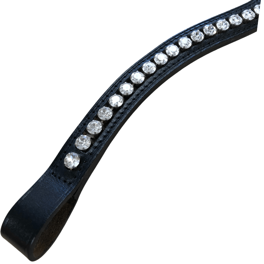 Otto Schumacher Browband - XL 8mm Tiffany Crystal - Horse & Oversize