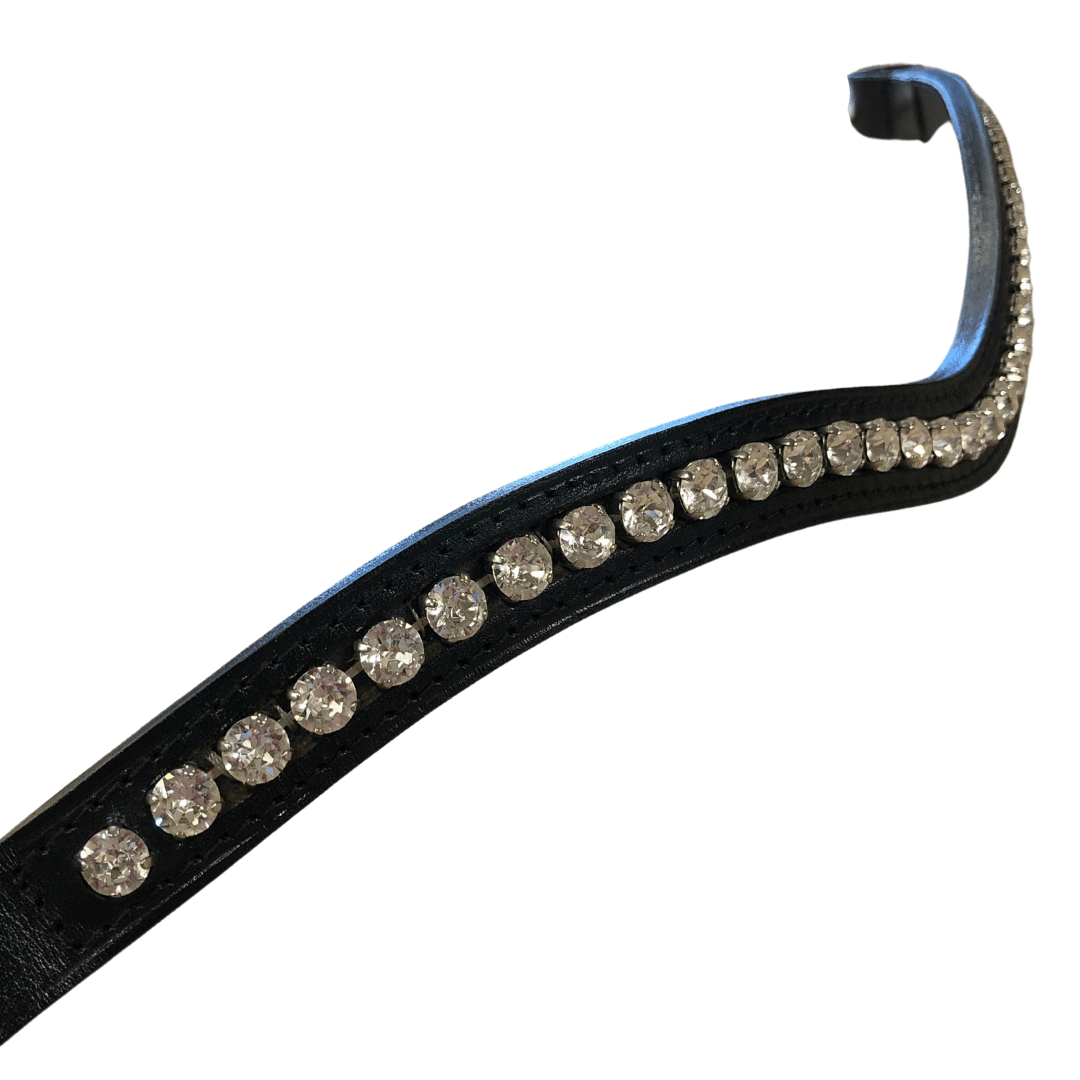 Otto Schumacher Browband - XL 8mm Tiffany Crystal - Horse & Oversize