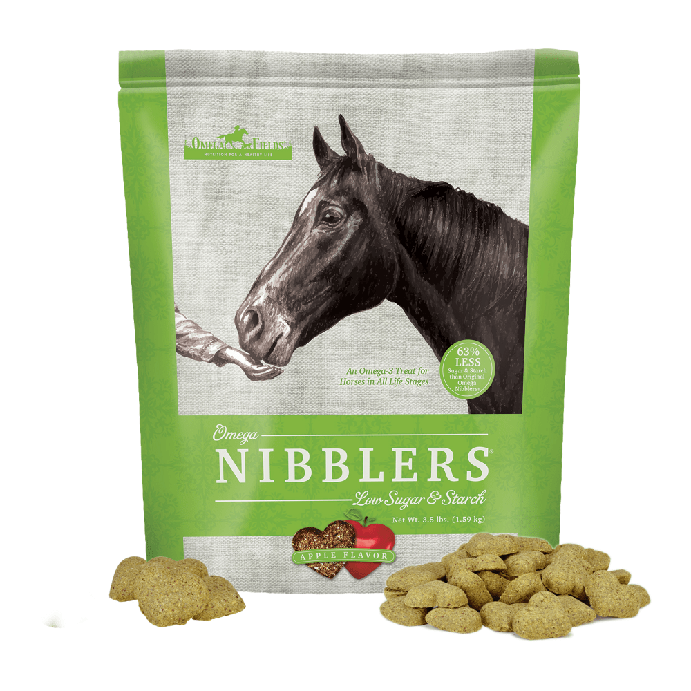 Omega Nibblers Low-Sugar Horse Treats - Apple