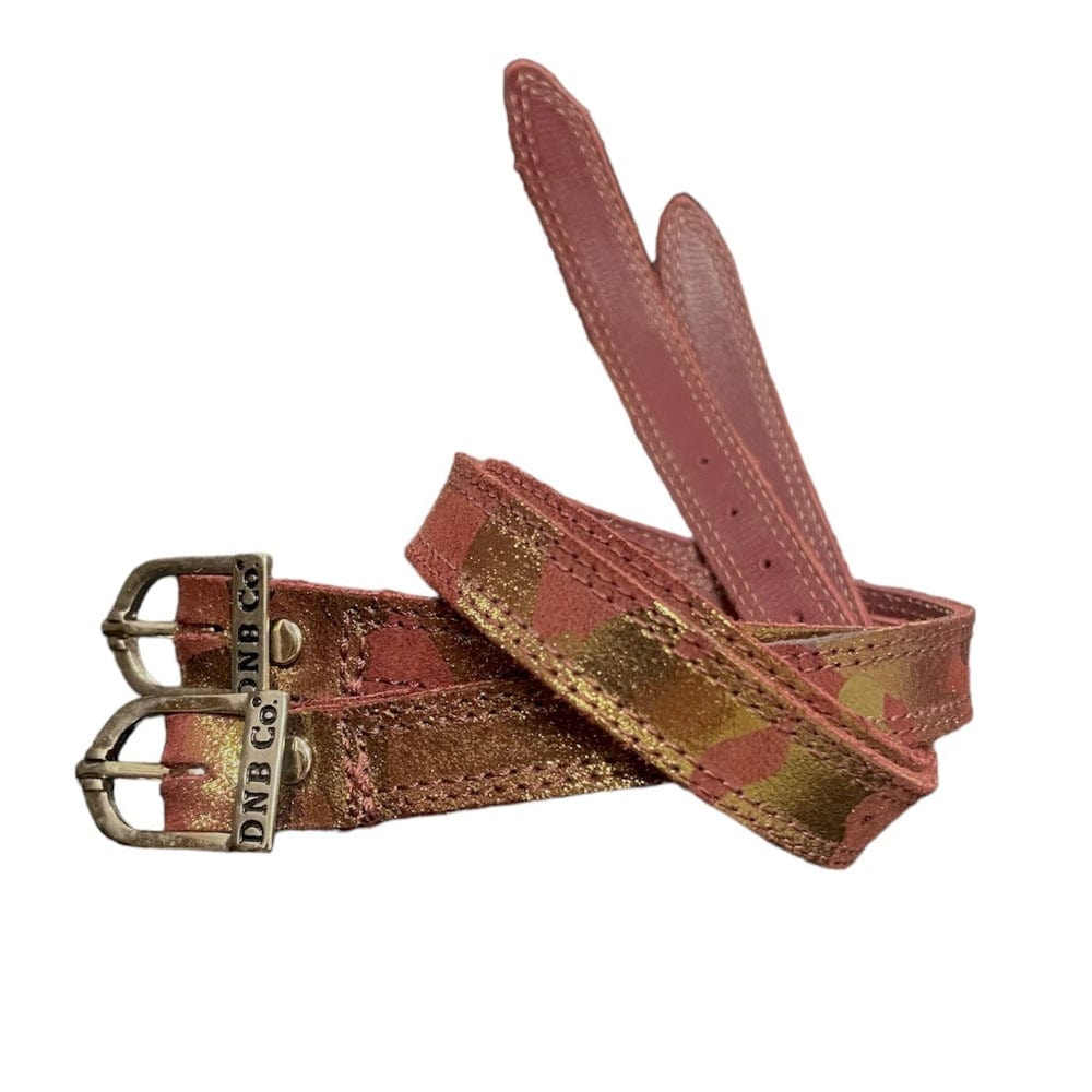 DeNiro Spur Straps Silver Buckle - Camo Bordeaux