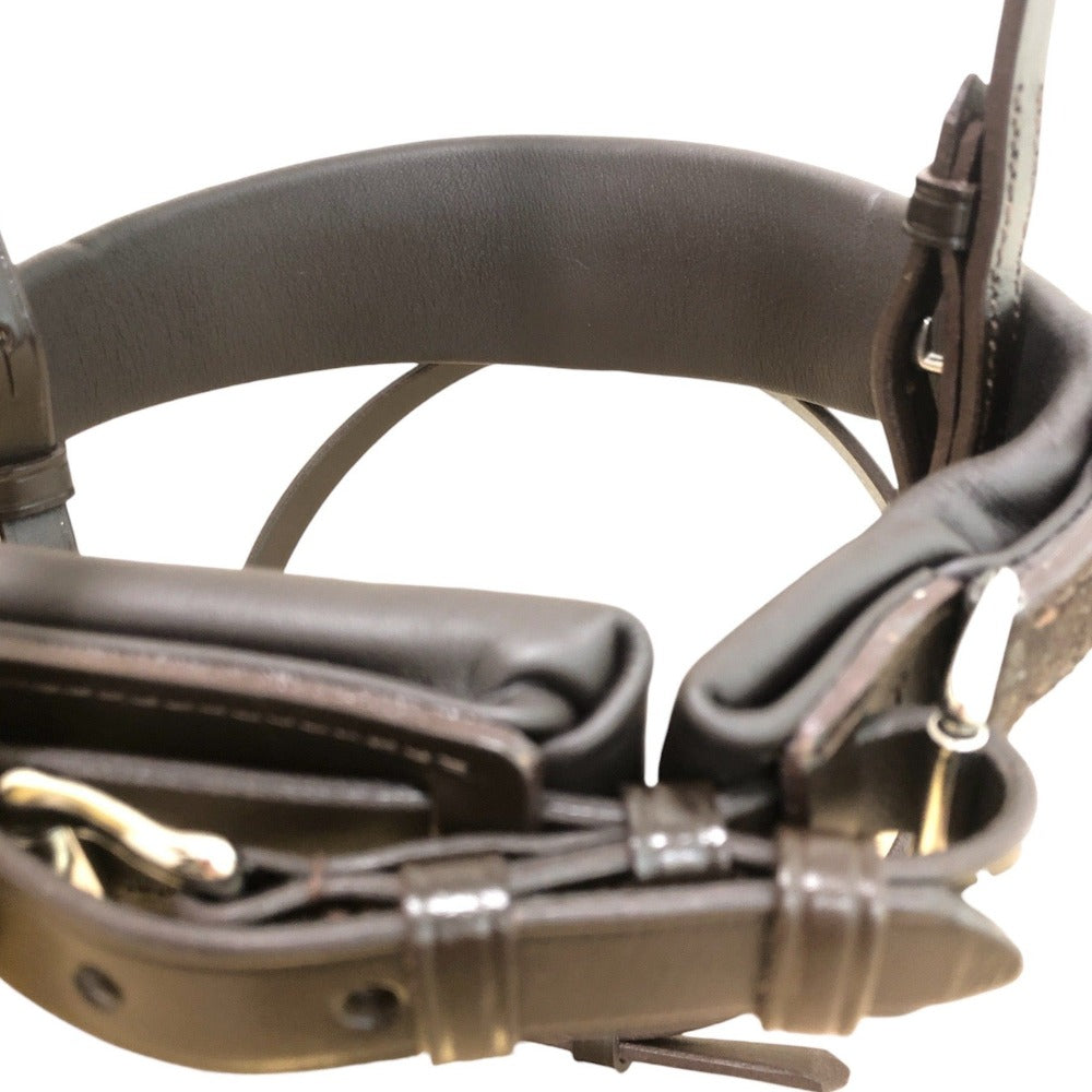 Otto Schumacher Elegant Snaffle Bridle Brown with Nubuk Garden - Horse