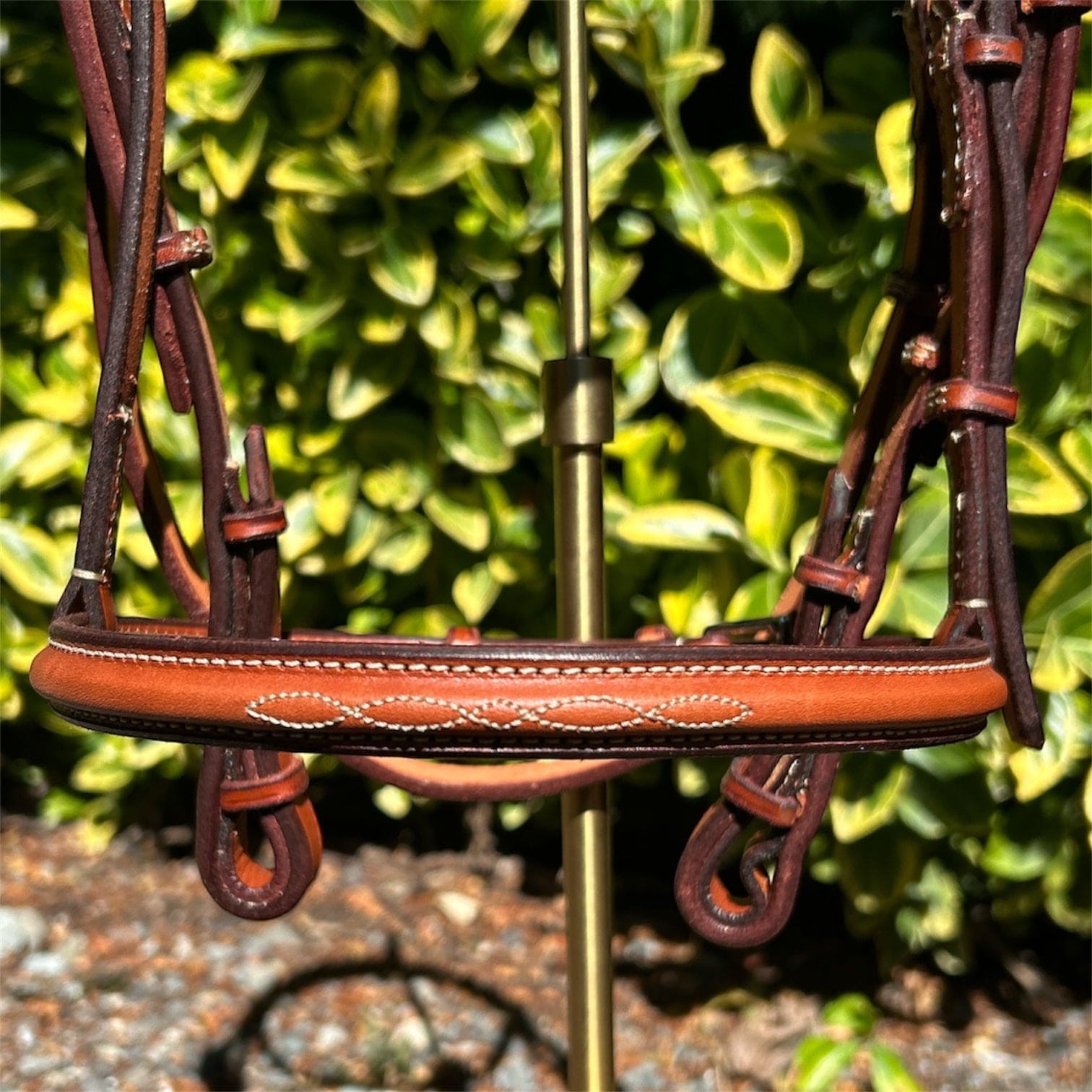 Edgewood Fancy Stitched Raised Pony Bridle - 5/8" Padded Crown 12NFZ