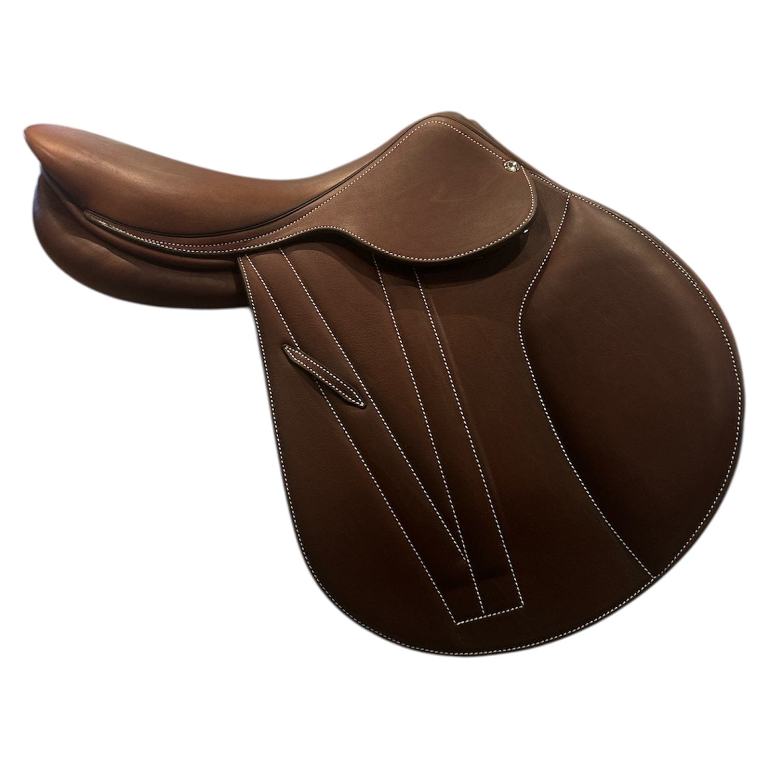 17" Butet Premium, "L" Half Deep Seat, 2.25 Flap, Premium Saddle