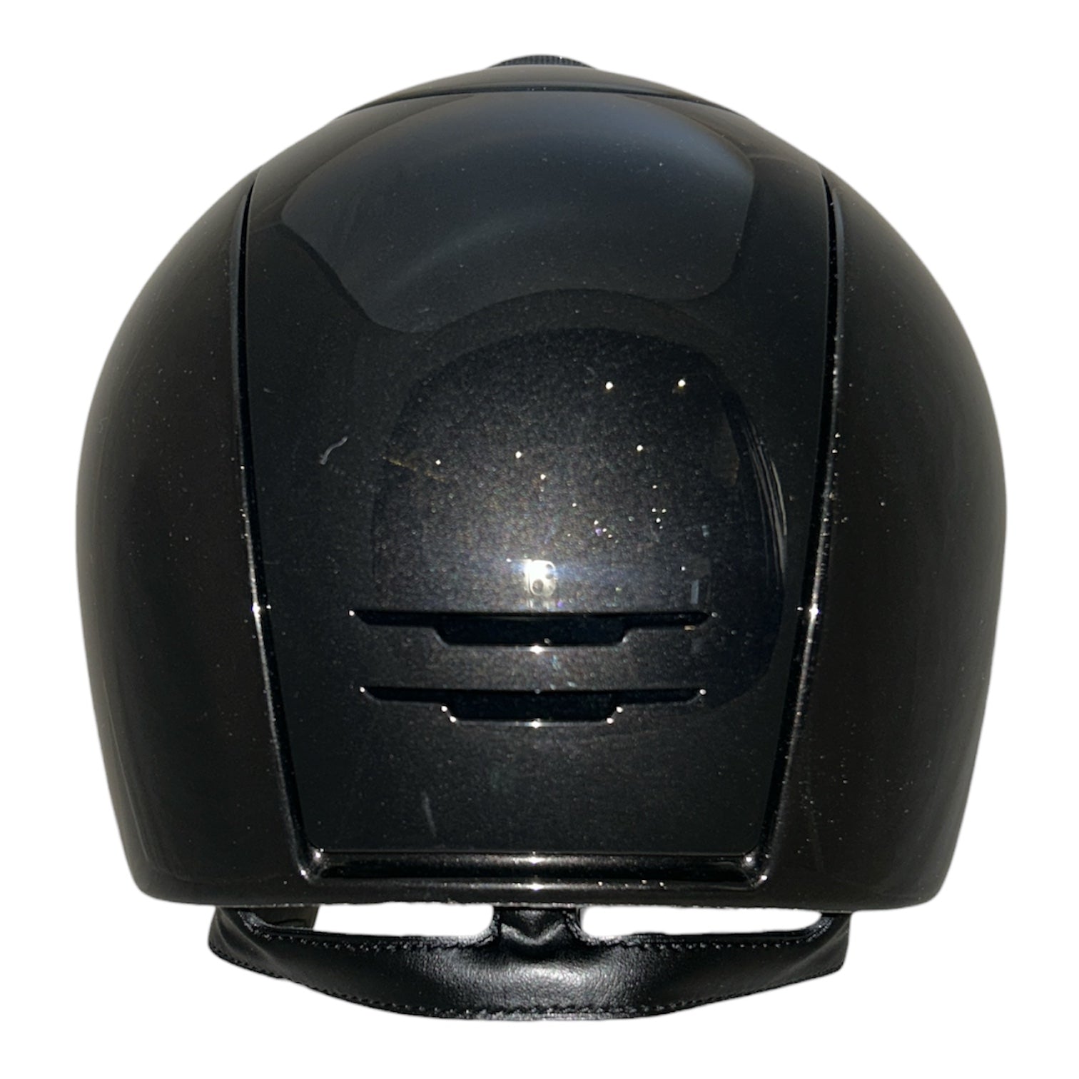 KEP Cromo 2.0 Shine Black with Glitter Black Front Insert Helmet