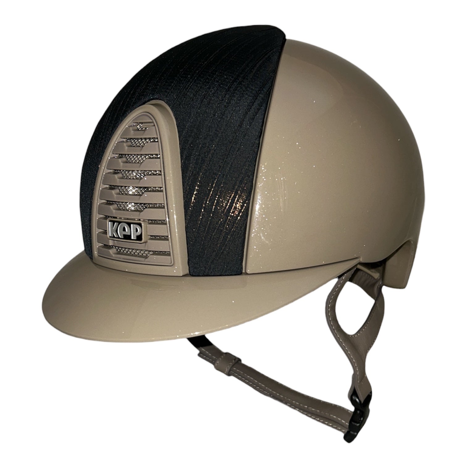 KEP Cromo 2.0 Diamond Taupe with Bronze Vesna Front Insert Helmet