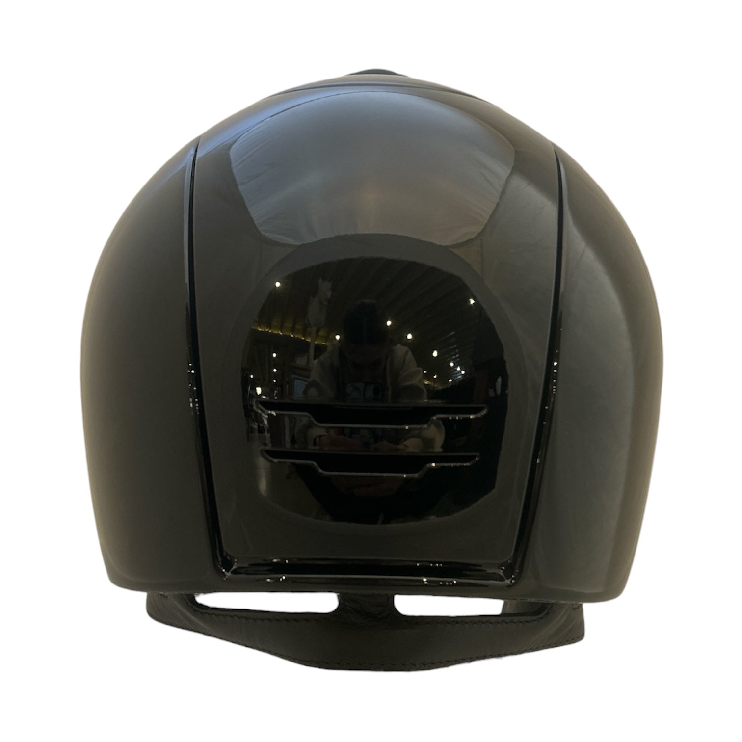 KEP Cromo 2.0 Polish Black with Milano Black Front Insert Helmet