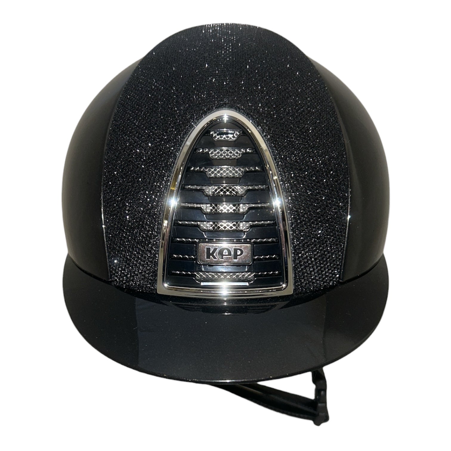 KEP Cromo 2.0 Shine Black with Luminor Black Front Insert Helmet