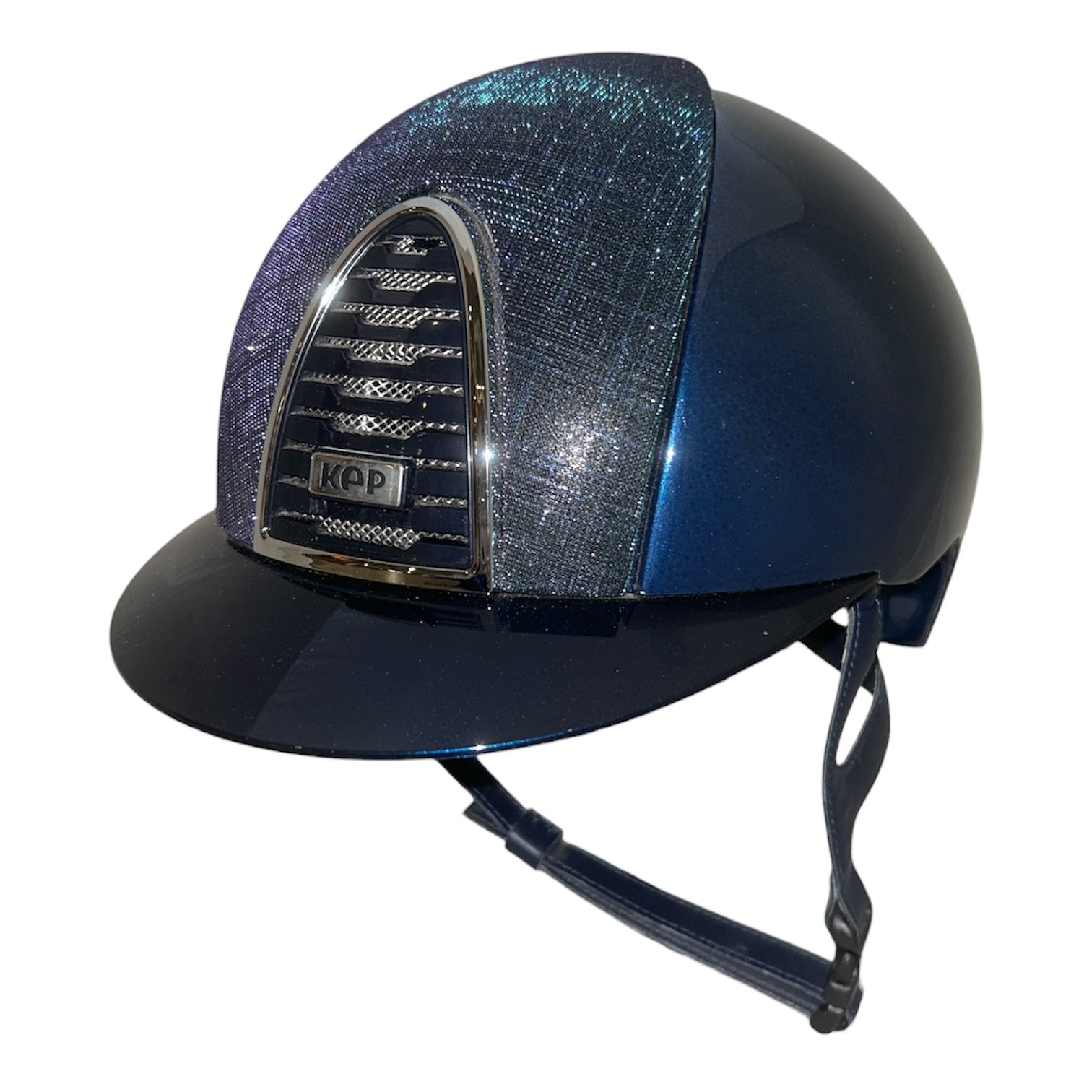 KEP Cromo 2.0 Shine Blue with Galassia Blue Front Insert Helmet