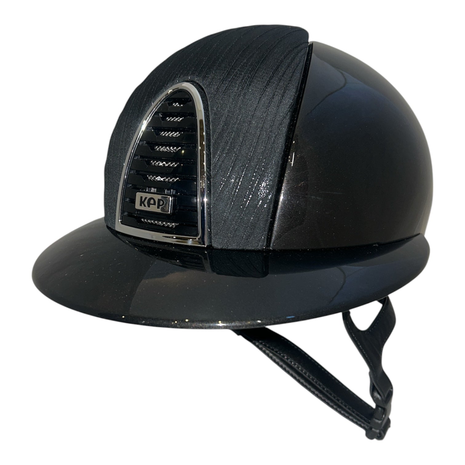 KEP Cromo 2.0 Polo Brim Polish Black with Vesna Black Front Insert Helmet