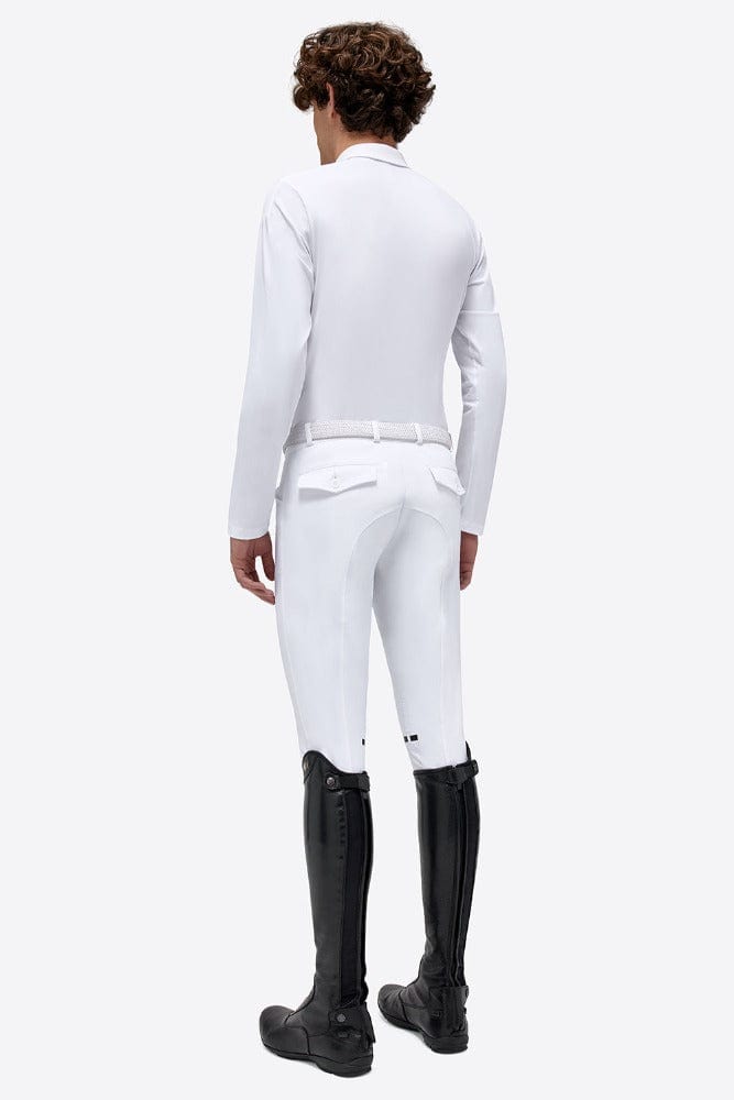 RG Men's Jersey Long Sleeve Show Shirt - White