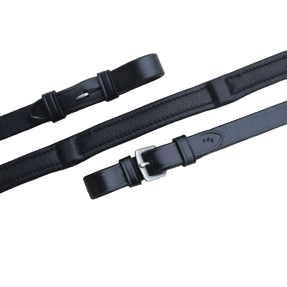 Red Barn Calfskin Lined Reins