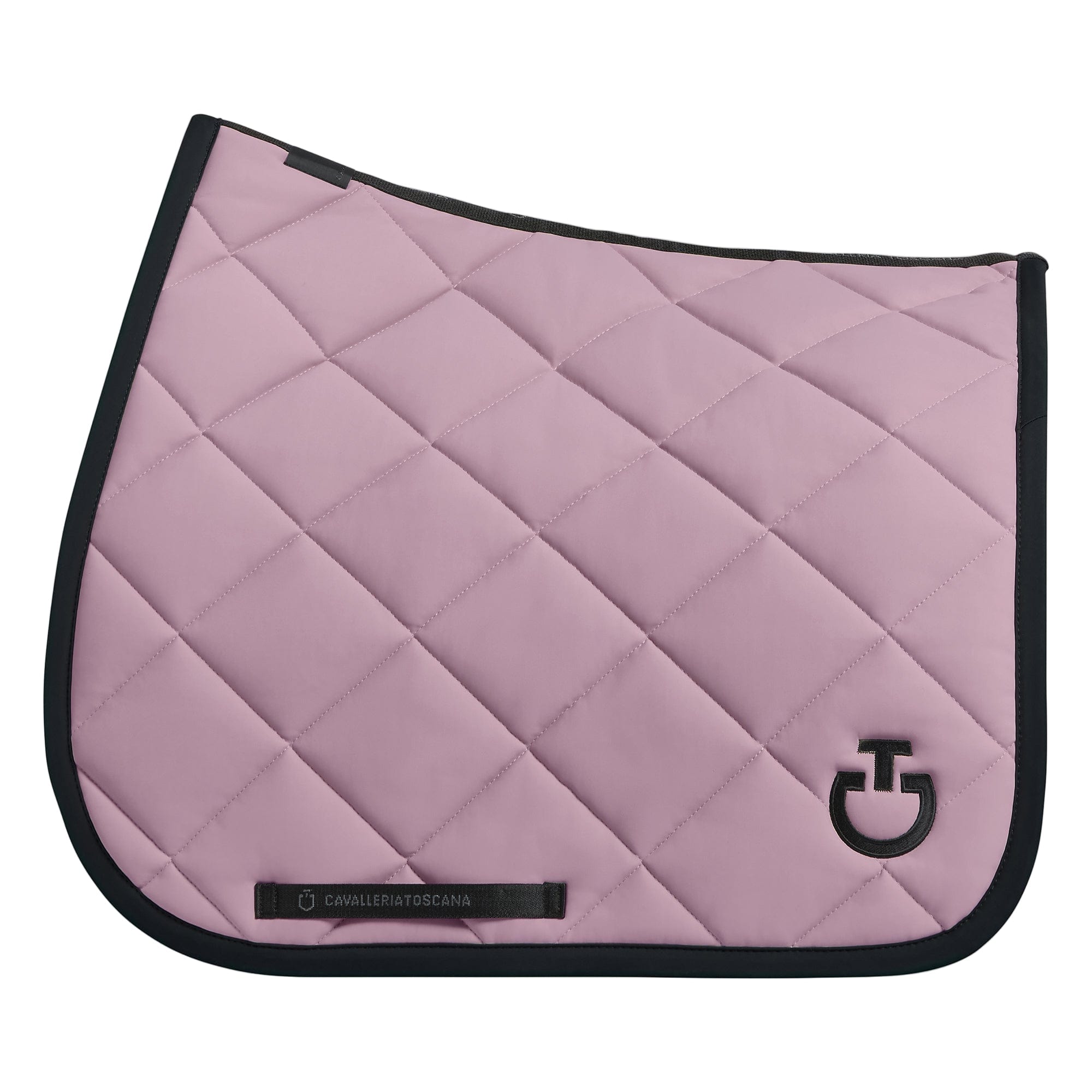 Cavalleria Toscana Diamond Quilted Jersey Dressage Saddle Pad grape shake