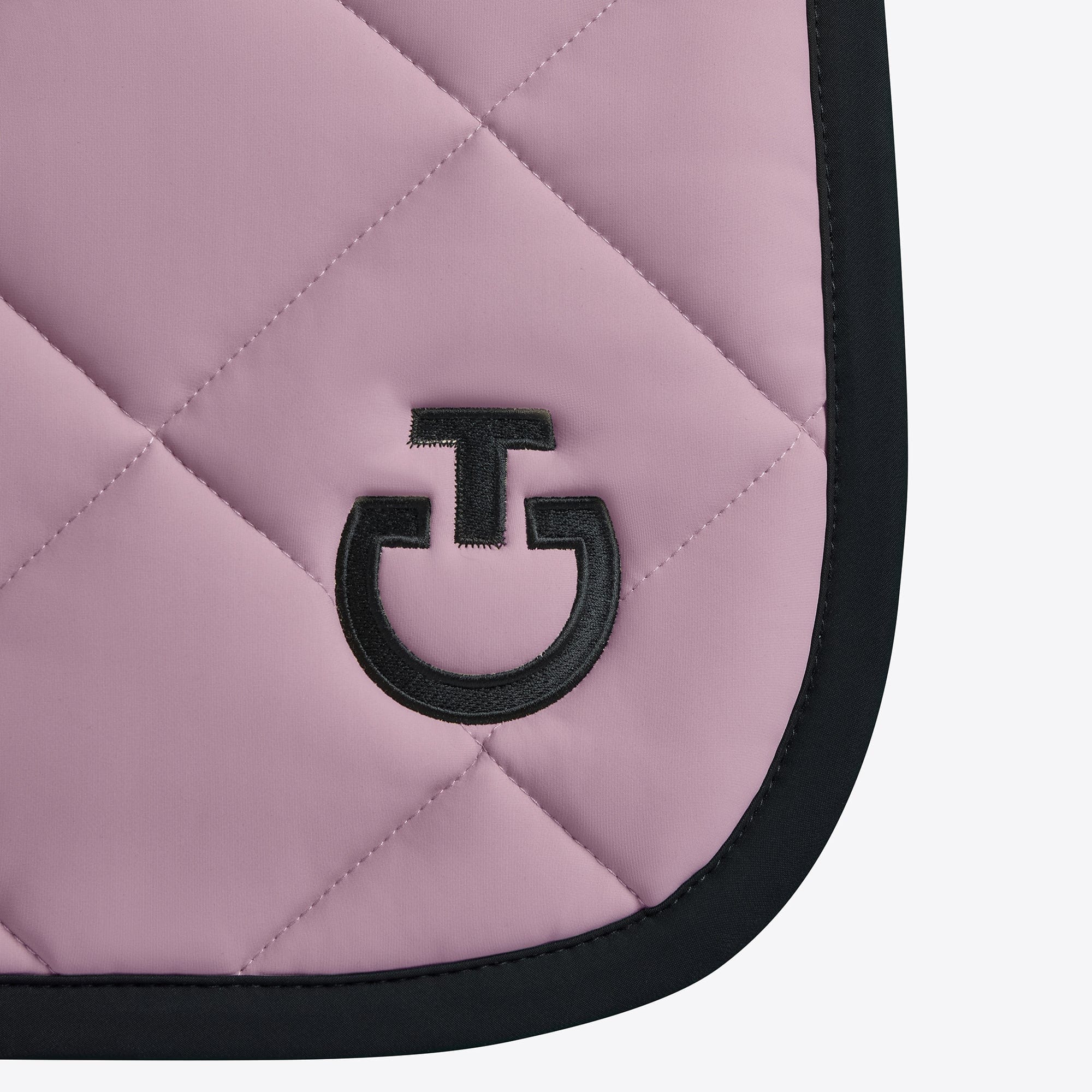 Cavalleria Toscana Diamond Quilted Jersey Dressage Saddle Pad grape shake