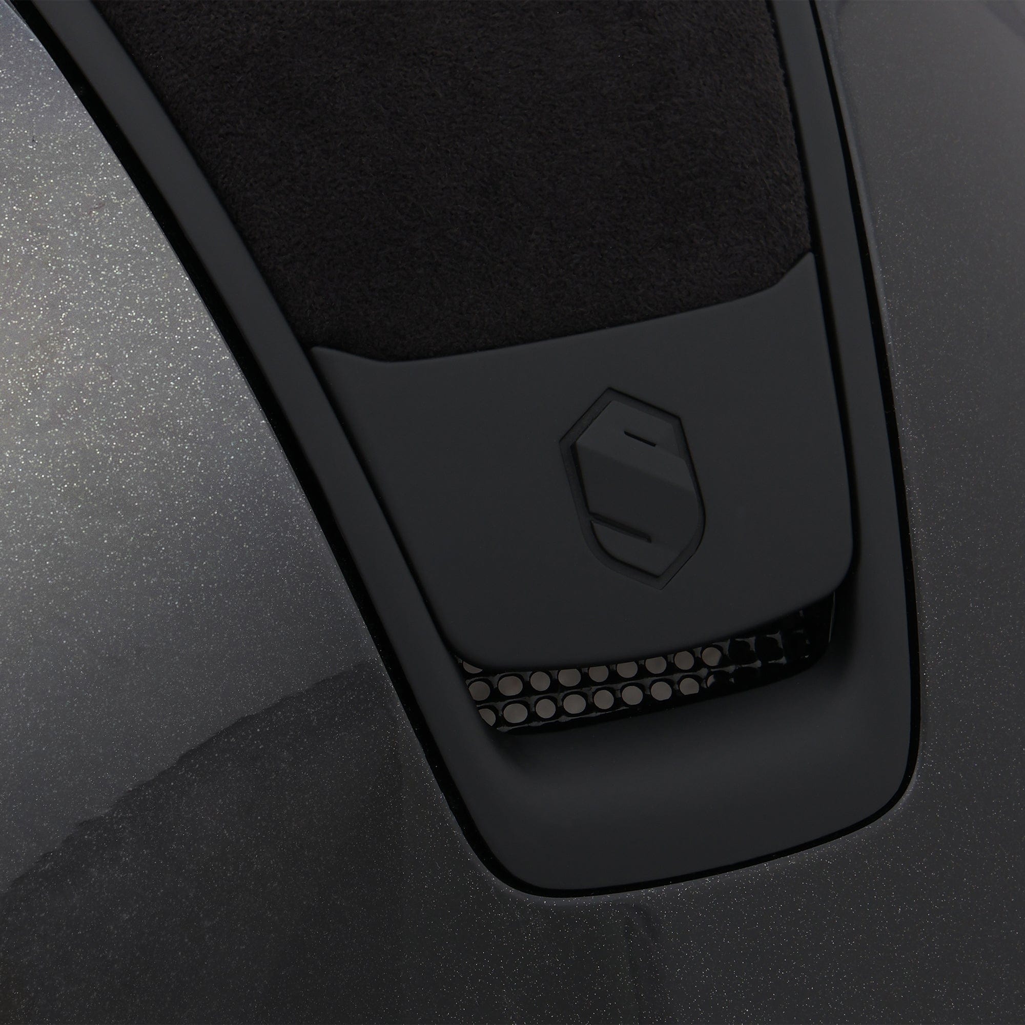 Samshield 2.0 Miss Shield Black Gloss With Alcantara Top & Matt Black Trim Shadowgloss Helmet