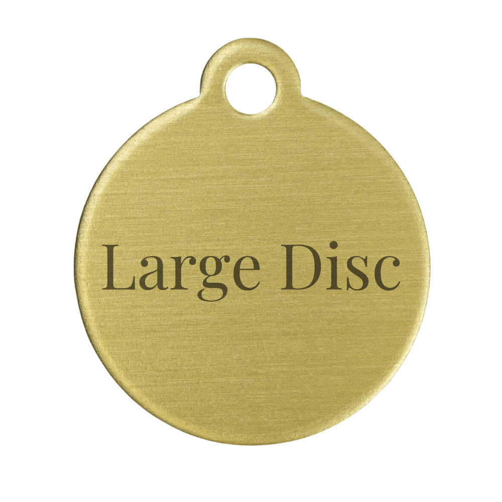 Large Disc - Brass