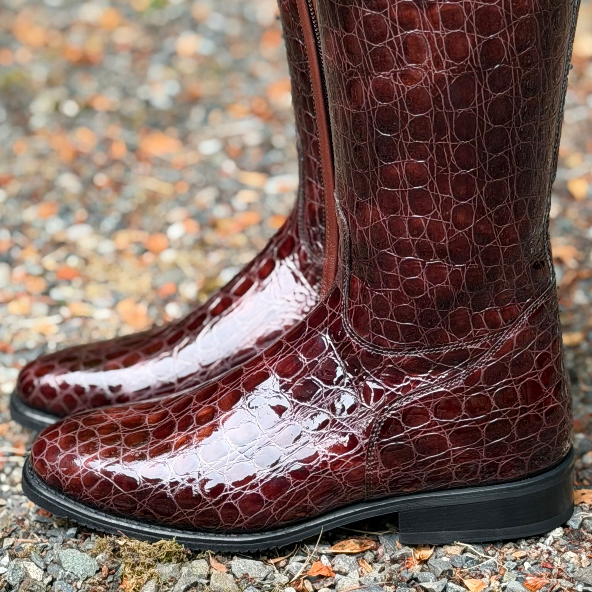 DeNiro Raffaello Dressage Boot - Lucido Sfumato Cocco with M5 - 37 MC/L