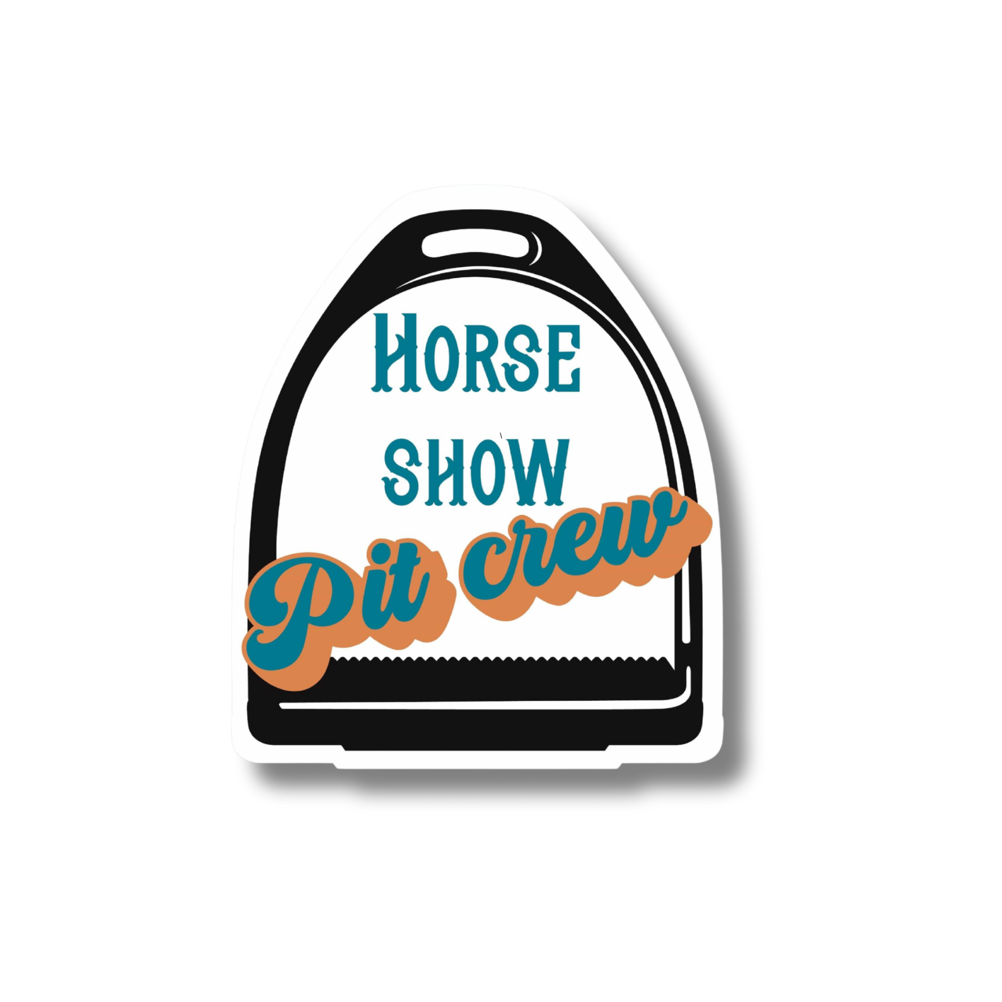 Horse Show Pit Crew Sticker