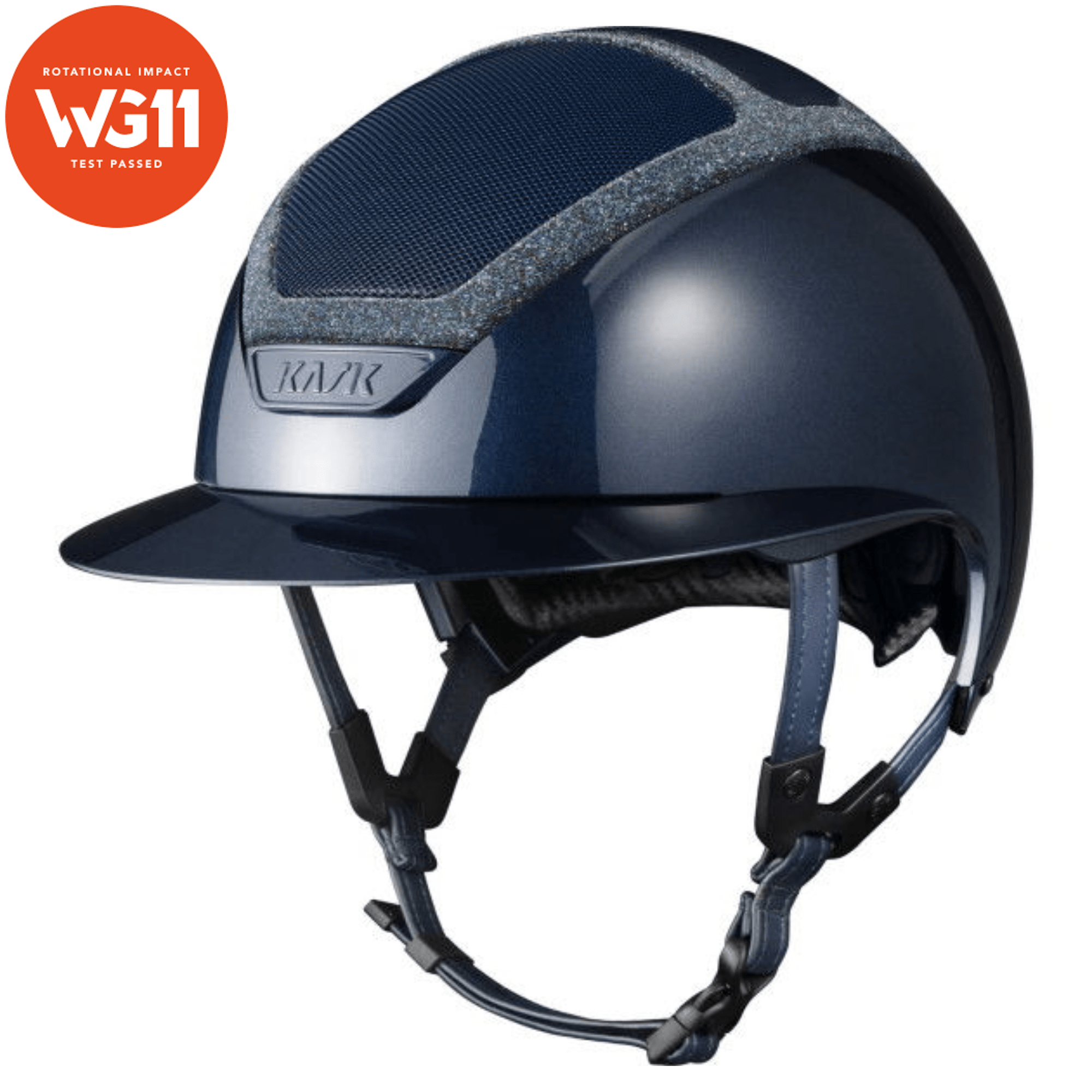Kask Star Lady Pure Shine & Swarovski Frame Navy 3.0