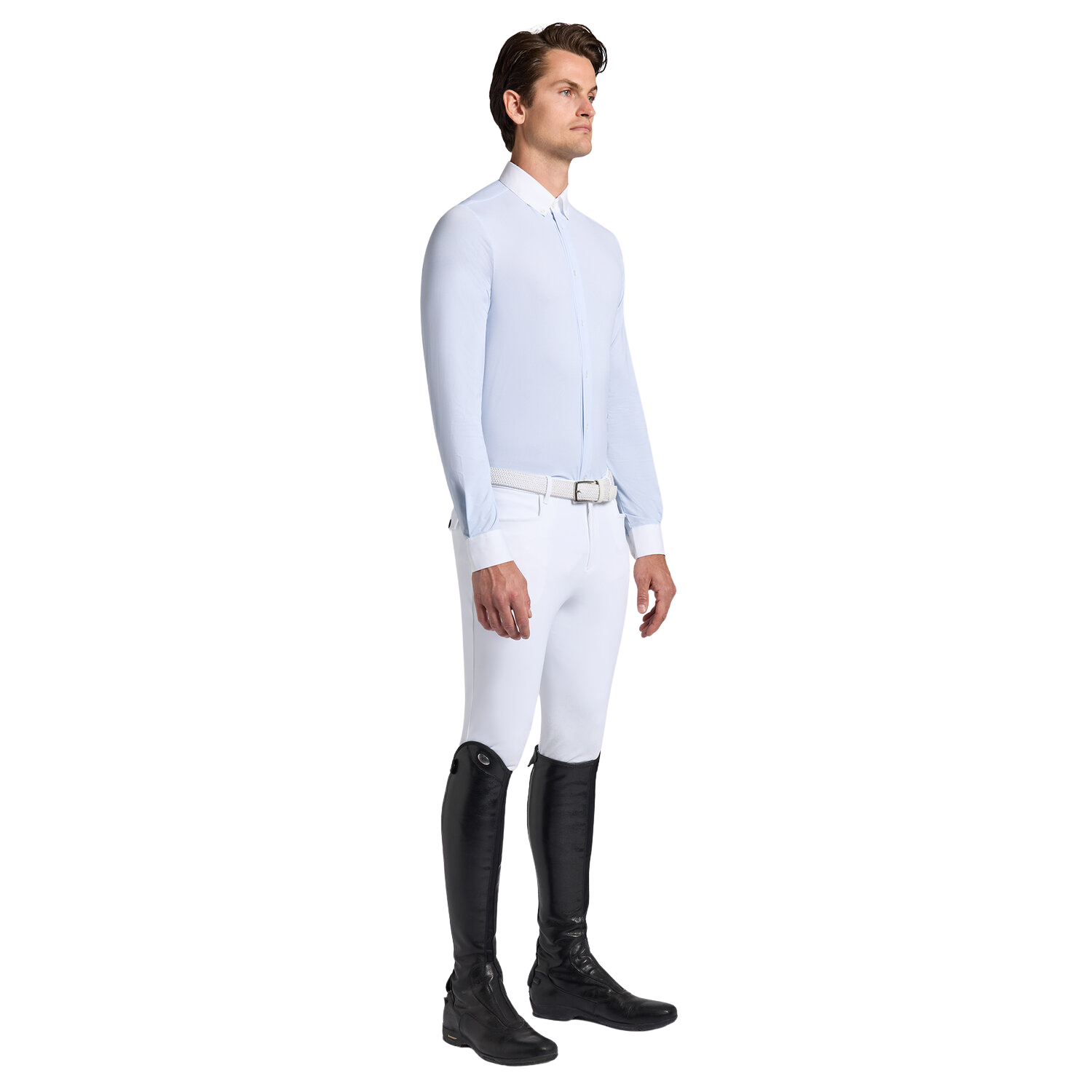 Cavalleria Toscana Men's Long Sleeve Guibert Show Shirt