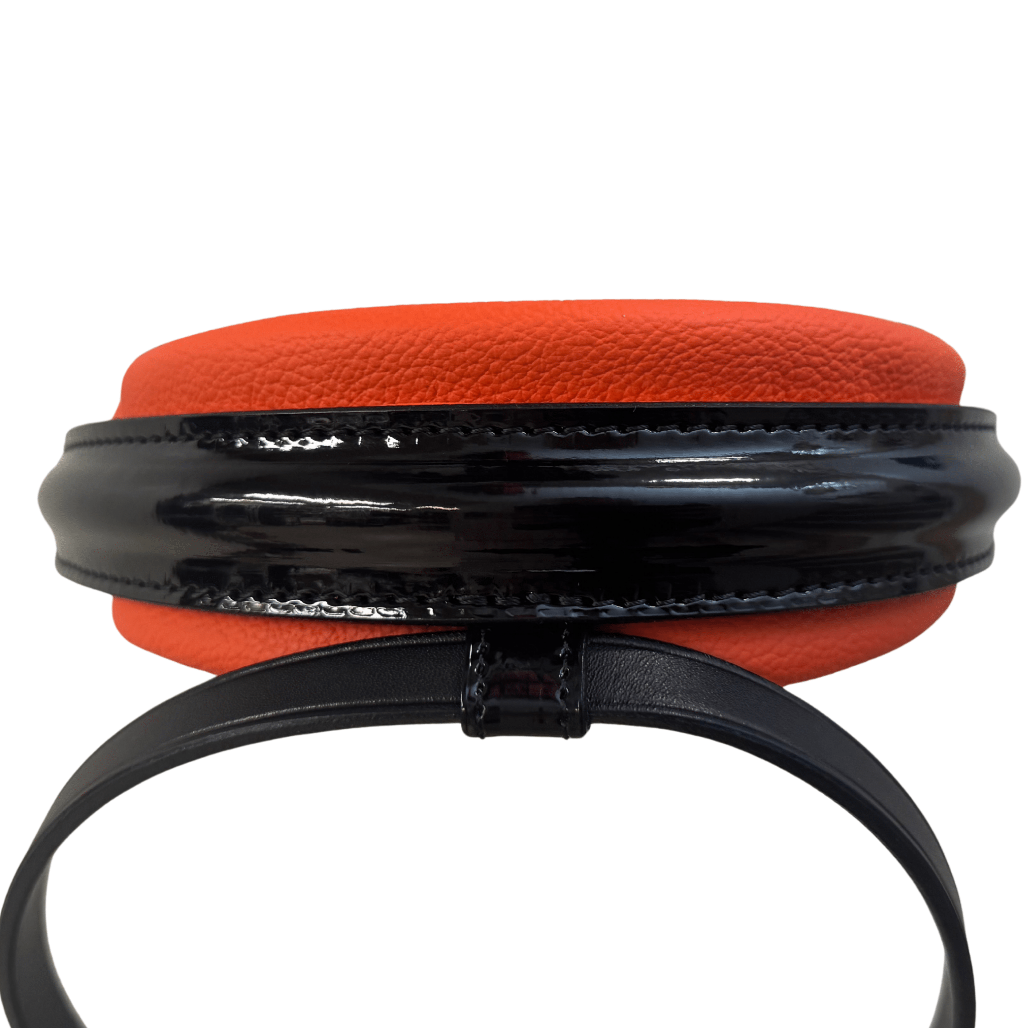 Otto Schumacher Black Patent Caveson with Mandarin Padding and Nightline Hardware