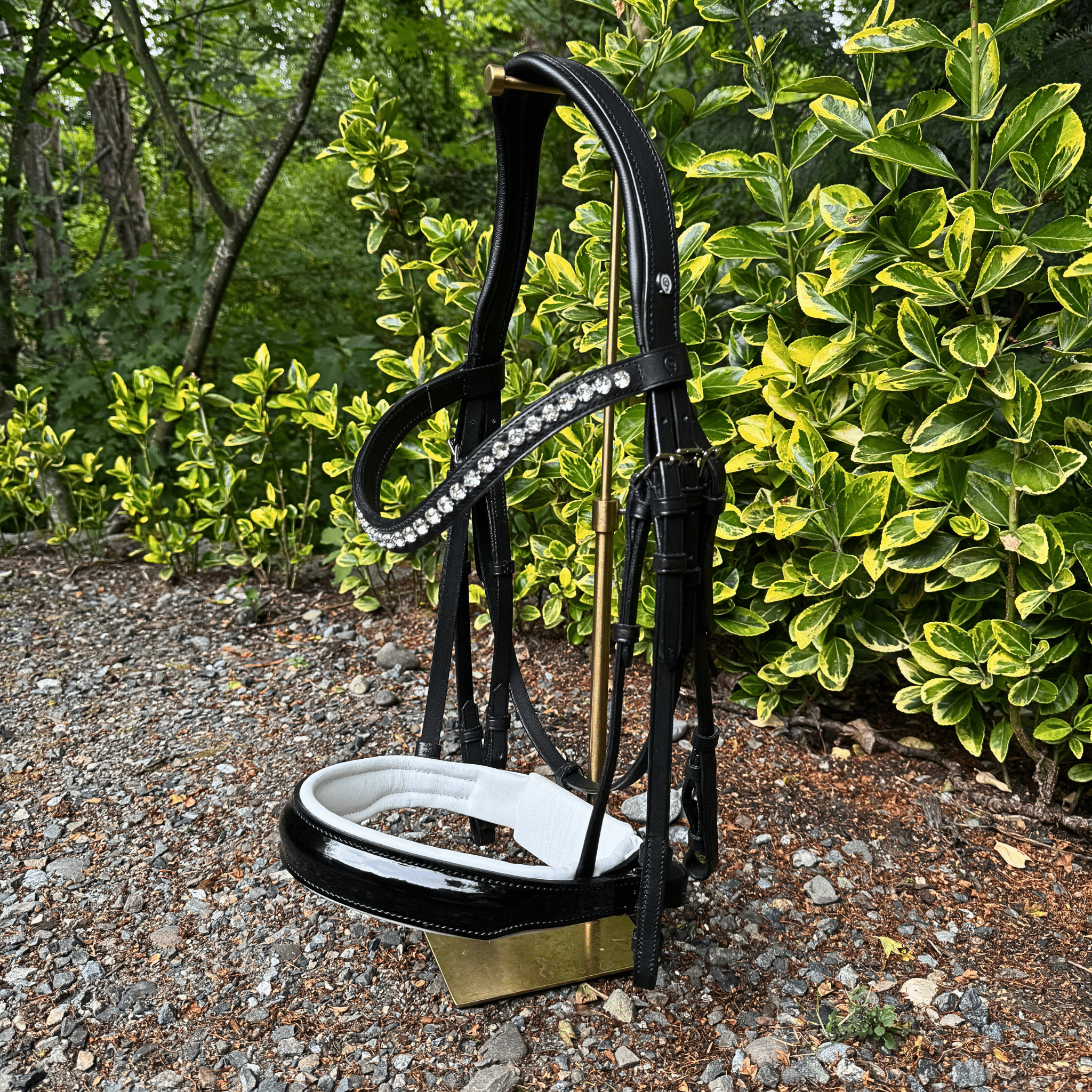 Otto Schumacher Elegant Double Bridle with Cutback Caveson