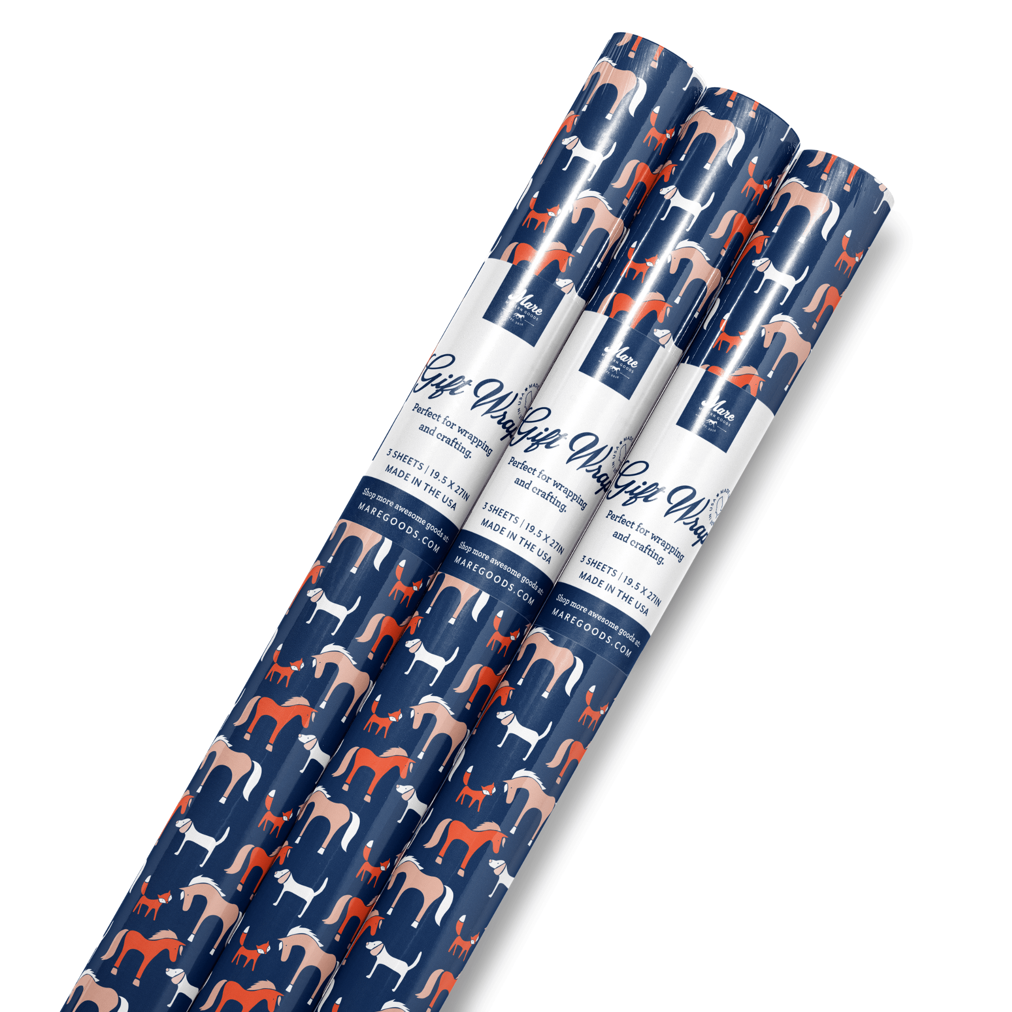 Mare Modern Goods Foxy Wrapping Paper